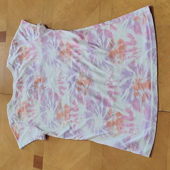 Girls short sleeve t-shirt XL 14/16 tie dye - Picture 2 of 6